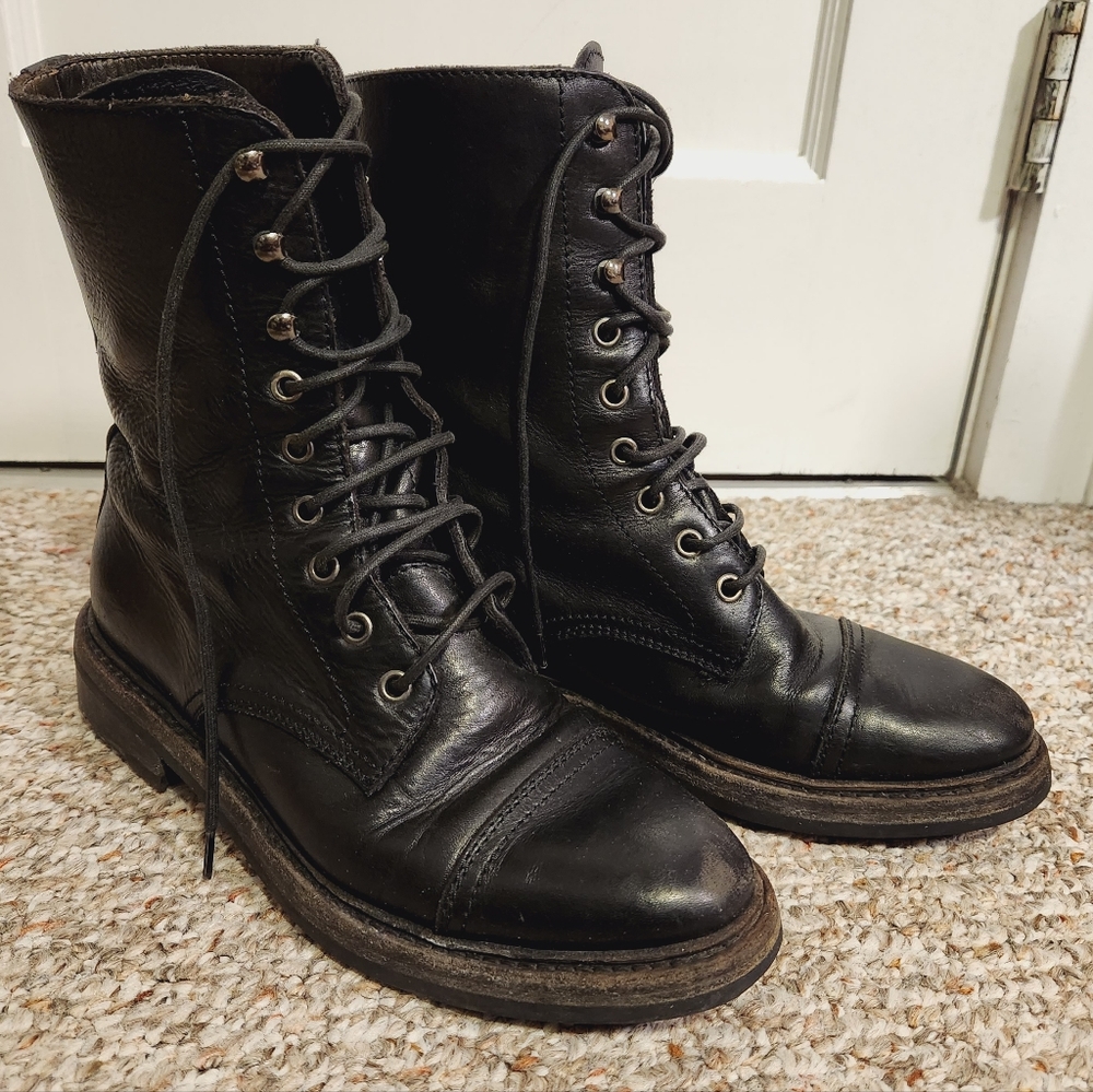 Ralph Lauren Collection Made in italy combat boots / military boots